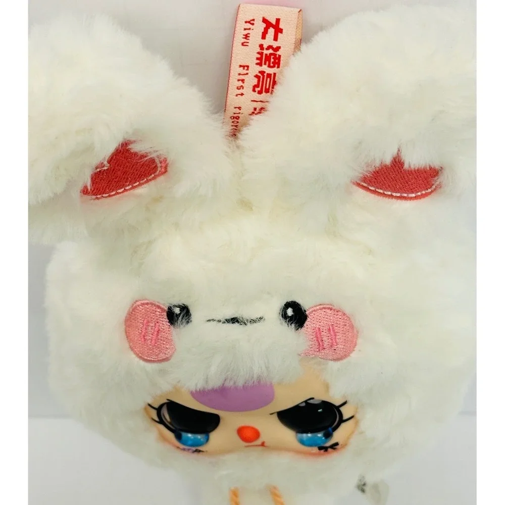 Baby Three Japanese White Bunny Pink Heart Ears Kawaii 10